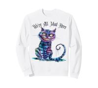 Todos Estamos Locos aquí, Gato de Cheshire, Alicia Wonderland, Book Boys Sudadera