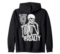 Todos Estos sabores y tú eliges Salty Funny Skull Sudadera con Capucha