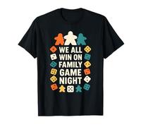 Todos ganamos en la Noche de Juegos Familiares; Juego de Mesa Camiseta