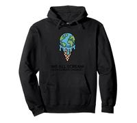 Todos gritamos por el cambio climático Hot Ice Cream Globe Sudadera con Capucha