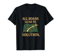 Todos los Caminos conducen a la solución Gráfico de Ingeniero matemático Stem Camiseta