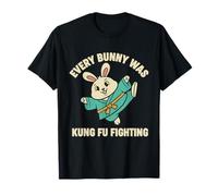 Todos los conejitos Estaban luchando contra el Kung Fu Conejo de Pascua Camiseta