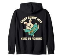 Todos los conejitos Estaban luchando contra el Kung Fu Conejo de Pascua Sudadera con Capucha