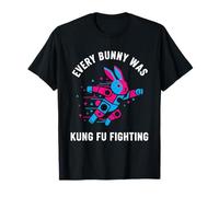 Todos los conejitos Estaban luchando contra el Kung Fu Pascua Camiseta