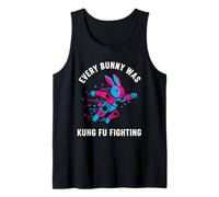 Todos los conejitos Estaban luchando contra el Kung Fu Pascua Camiseta sin Mangas