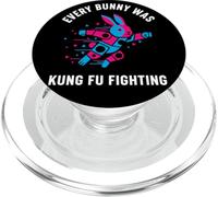 Todos los conejitos Estaban luchando contra el Kung Fu Pascua PopSockets PopGrip para MagSafe