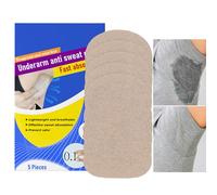 Todos los días de sudor para debajo de los brazos, almohadillas de sudor bajo los brazos para mujer | 5x bajo las axilas Wonder,Invisible Antiperspiant Parche Antiperspiant transpirable para la