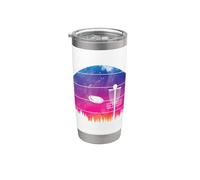 Todos los días Disc Golf en el bosque Vaso térmico de acero inoxidable de doble pared