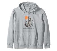 Todos los días es un Mapache pacífico del día de Sudadera con Capucha