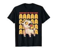 Todos los días mi Cabeza va AAAAAAHH Linda Cabra Gritando EduEly Camiseta