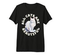 Todos los Gatos Son Hermosos Gato de Angora Turco Divertido Camiseta Premium