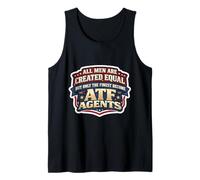 Todos los Hombres fueron Creados Iguales, Solo los Mejores se convirtieron en Agentes de la ATF Camiseta sin Mangas