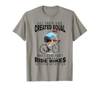 Todos los Hombres Son Creados Iguales Ciclista de los años Setenta y Setenta papá Camiseta