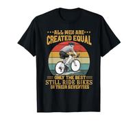 Todos los Hombres Son Creados Iguales Ciclista de los años Setenta y Setenta papá Camiseta