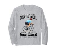 Todos los Hombres Son Creados Iguales Ciclista de los años Setenta y Setenta papá Manga Larga