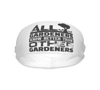 Todos Los Jardineros Saben Más Que Otros Jardineros Hombre Mujer Cinta Sudor Cabeza Comoda Headband Absorbente Banda para El Sudor para Fútbol Entrenamiento Ciclismo Correr