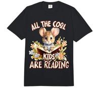 Todos los niños geniales Son Profesores de ratón Leyendo Comfort Colors Adult Heavyweight T-Shirt