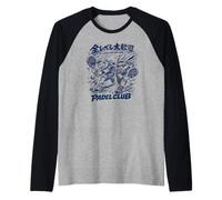 Todos Los Niveles Son Bienvenidos - Padel Club Anime Padel Camiseta Manga Raglan