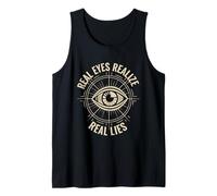 Todos los Ojos Que Ven los Ojos Reales se Dan Cuenta de mentiras Anti conspiración Camiseta sin Mangas