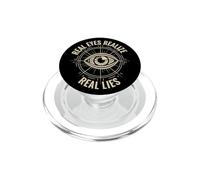 Todos los Ojos Que Ven los Ojos Reales se Dan Cuenta de mentiras Anti conspiración PopSockets PopGrip para MagSafe