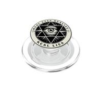 Todos los Ojos Que Ven los Ojos Reales se Dan Cuenta de mentiras Anti conspiración PopSockets PopGrip para MagSafe