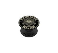 Todos los Ojos Que Ven los Ojos Reales se Dan Cuenta de mentiras Anti conspiración PopSockets PopGrip Adhesivo
