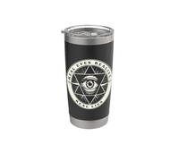 Todos los ojos que ven los ojos reales se dan cuenta de mentiras anti conspiración Vaso térmico de acero inoxidable de doble pared