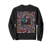 Todos los países Banderas del Mundo 287 Bandera Internacional Sudadera