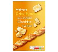 Todos Los Quesos Cheddar Mantequilla Salada Tuerce 125G Waitrose (Paquete de 4)