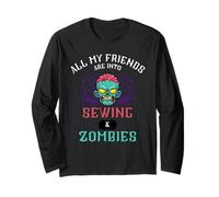 Todos mis amigos están en costura y zombis Manga Larga