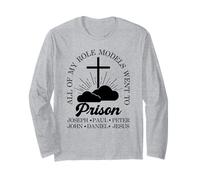 Todos mis Modelos a Seguir fueron a la cárcel Jesús Christian Faith Manga Larga