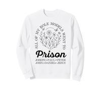 Todos mis Modelos a Seguir fueron a la cárcel Jesús Christian Faith Sudadera