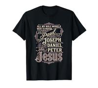 Todos mis Modelos a Seguir fueron a prisión Cristianismo Jesús Retro Camiseta