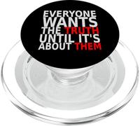 Todos Quieren la Verdad. Cita honesta. PopSockets PopGrip para MagSafe