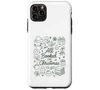 Todos reservados para Christmas Holiday Reader Bookish Doodle Carcasa para iPhone 11 Pro MAX