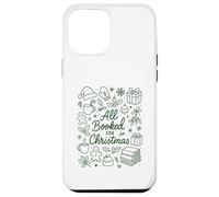 Todos reservados para Christmas Holiday Reader Bookish Doodle Carcasa para iPhone 12 Pro MAX