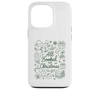 Todos reservados para Christmas Holiday Reader Bookish Doodle Carcasa para iPhone 13 Pro