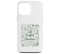 Todos reservados para Christmas Holiday Reader Bookish Doodle Carcasa para iPhone 13 Pro MAX