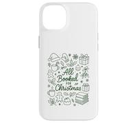 Todos reservados para Christmas Holiday Reader Bookish Doodle Carcasa para iPhone 14 Plus