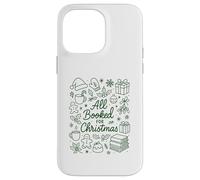 Todos reservados para Christmas Holiday Reader Bookish Doodle Carcasa para iPhone 14 Pro MAX