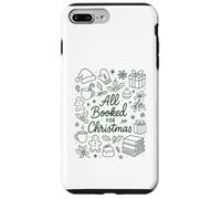 Todos reservados para Christmas Holiday Reader Bookish Doodle Carcasa para iPhone 7 Plus/8 Plus