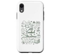 Todos reservados para Christmas Holiday Reader Bookish Doodle Carcasa para iPhone XR