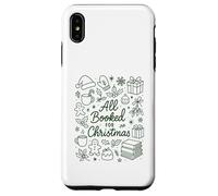 Todos reservados para Christmas Holiday Reader Bookish Doodle Carcasa para iPhone XS MAX
