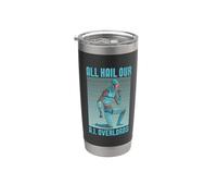 Todos saludan a nuestro programador robótico A.I Inteligencia Artificial Vaso térmico de acero inoxidable de doble pared
