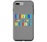 Todos se comunican de Manera Diferente Mes de concientización sobre el Autismo Carcasa para iPhone 7 Plus/8 Plus