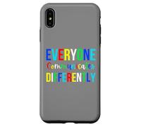 Todos se comunican de Manera Diferente Mes de concientización sobre el Autismo Carcasa para iPhone XS MAX