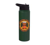 Todos se reúnen en paz Instrumento de batería Djembe Stainless Steel Insulated Water Bottle