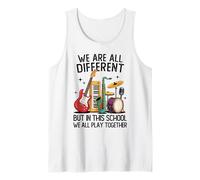 Todos Somos Diferentes, Pero en Esta Escuela Todos jugamos Camiseta sin Mangas