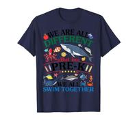 Todos Somos Diferentes, Pero en Pre-K Todos nadamos Juntos Camiseta