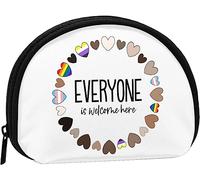Todos Son bienvenidos aquí Pride LGBTQ Mujeres y niñas Lindo Monedero de Moda Cartera Bolsa Cambio Bolsa Llavero
